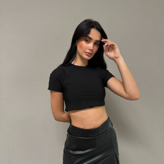 FALDA SHORT CUERO