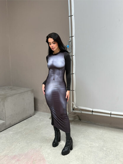 VESTIDO BODY LARGO - Imagen 2