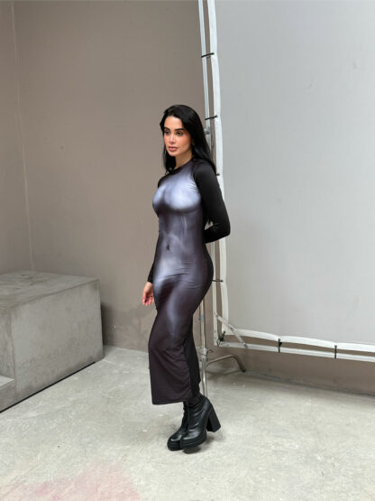 VESTIDO BODY LARGO - Imagen 3